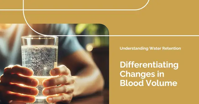 How PPG Differentiates Between Changes in Blood Volume Due to Water Retention and Other Factors